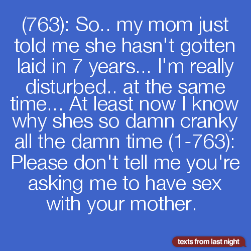 I Have Sex With My Mom