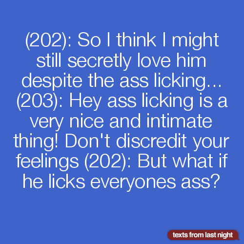Licking Ass Love